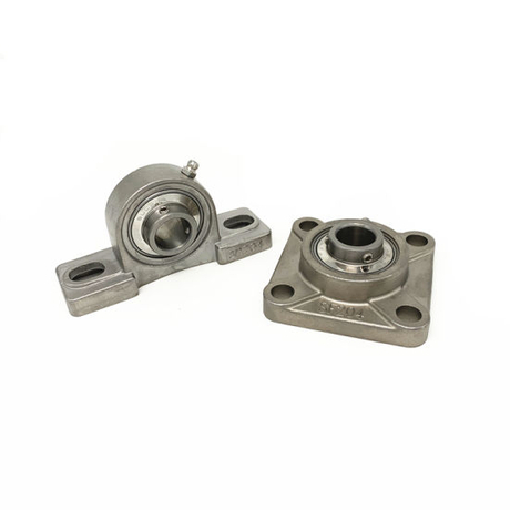 Tablos de rodamientos de bolas Tipos de flangd UCP205 512 P203 205 206 207 208 209 30mm 12 mm Acero inoxidable de acero inoxidable Rodamiento de bloques de almohada