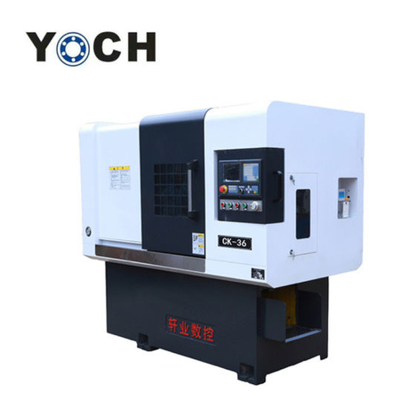 Máquina de torno CNC CK-36 Railo de acero Railo de acero Recinto de fresado